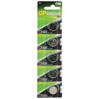 GP CR1616 Lityum 3 Volt Pil 5li Paket