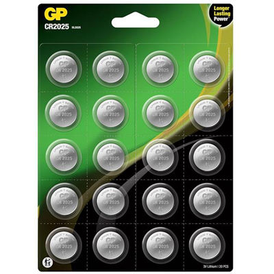 GP CR2025 DL2025 Lityum 20li Para Pil (GPCR2025-2CAI20)
