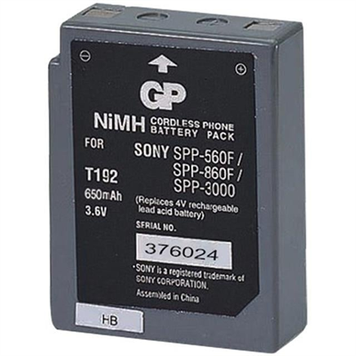 GP T192 3.6 Volt 600mAh LG-Sony BPT40 Telsiz Telefon Pili
