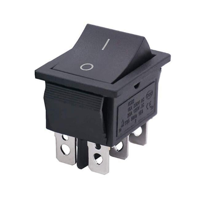 Geniş Işıksız 6P (On/Off) Açma Kapama Anahtarı IC-109A