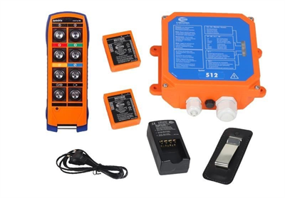 HBC-Radiomatic 512 Quadrix | 6 Hareket Çift Hız + Seçimli Kablosuz Vinç Kumandası