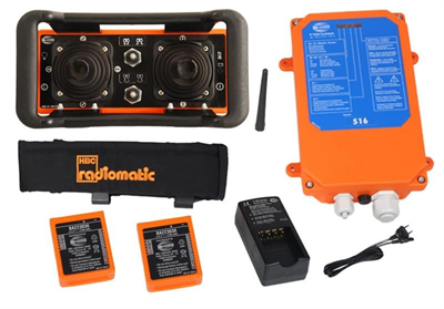 HBC-Radiomatic 516 Eco | 6 Hareket Çift Hız + Tong Ataçmanlı Kablosuz Kumanda Seti