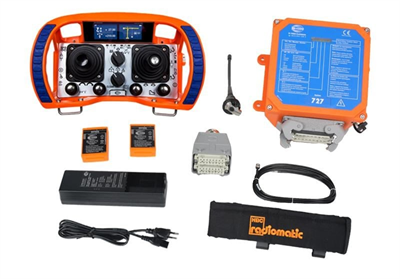 HBC-Radiomatic Technos A - Renkli Ekranlı Kablosuz Mobil Vinç Kumandası