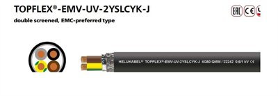 HELUKABEL 22244 TOPFLEX-EMV-UV-2YSLCYK-J 4G95 mm² – 1 kV Güç Kablosu