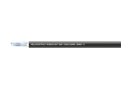 HELUKABEL 25465 HELUCONTROL  ROBOFLEX 2001 black 25 G 0.5 mm²