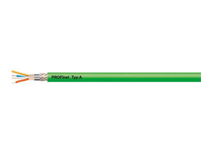 HELUKABEL 800653 HELUKAT PROFInet A CAT.5e SF/UTP PVC STATIC green 2 x 2 x AWG 22 /1