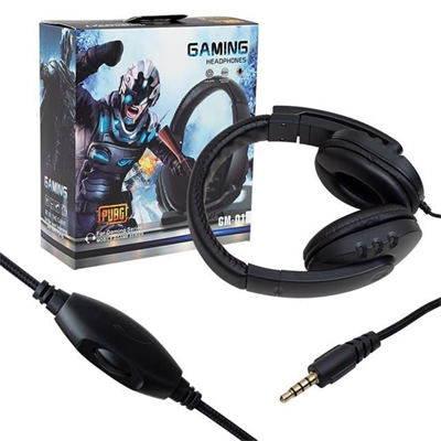 Hello 3.5 Mm Stereo Kablolu Ledli Mikrofonlu Siyah Gaming Oyuncu Kulaklık HL-5351