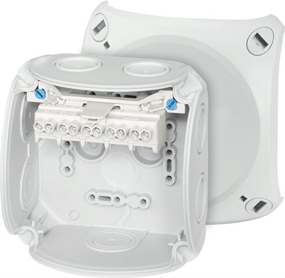 Hensel DK 0404 GZ Klemensli Kablo Bağlantı Buatı IP66 104x104x70 mm