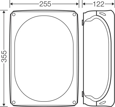 Hensel DK 5054 G Klemensli Kablo Bağlantı Buatı 255x355x122 mm IP66 150 A