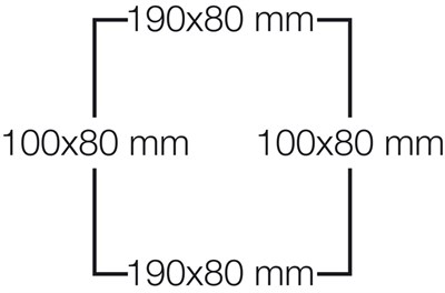 Hensel FP 0140 Boş Pano 180x270x186 mm