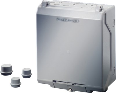 Hensel KG 9003 IN Boş Pano 253x217x115 mm IP66