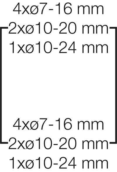 Hensel KV 9106 6 Modül Dağıtım Panosu IP65