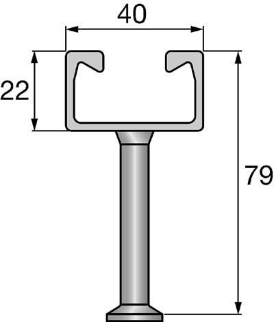 Hilti 2168469 HAC-C 40/22 150 F Sıcak Bükme Ankraj Kanalı
