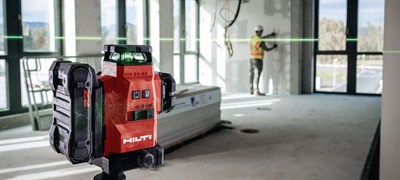 Hilti PM 50MG-22 Çoklu Çizgi Lazeri (360° Yeşil Çizgili, Çantalı)