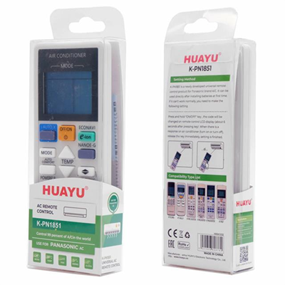 Huayu K-PN1851 Universal AC Panasonic Klima Kumandası