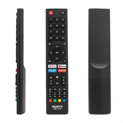 Huayu RM-L1718 Saba-Bravis-Changhong Netflix- Youtube- Prime Video- Google Play Tuşlu Universal Lcd-Led Tv Kumanda