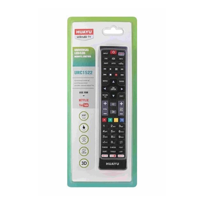 Huayu URC1522 Netflix-Youtube-Amazon Tuşlu Universal Led-Lcd Tv Kumanda