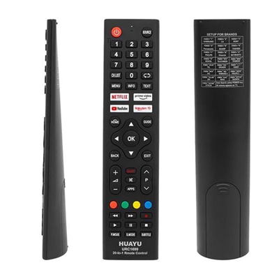 Huayu URC1699 20in1 Netflix - Youtube - Prime Video Tuşlu Universal Lcd-Led Tv Kumanda
