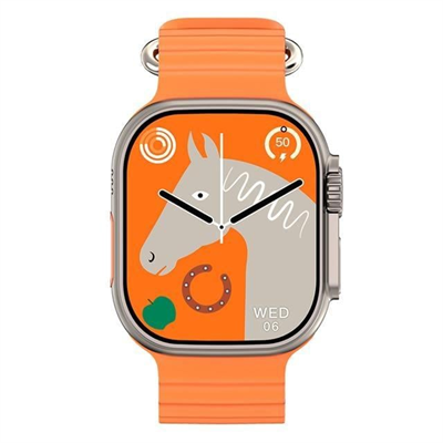 Hytech W69 Watch IOS ve Android Uyumlu MActive 2.05 inç Geniş Ekranlı Turuncu Akıllı Saat