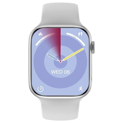 Hytech W99 Watch IOS ve Android Uyumlu MActive 2.05 inç Geniş Ekranlı Gümüş Akıllı Saat