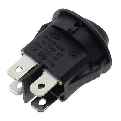IC-131-4 Yuvarlak Işıklı On-Off Anahtar 4P