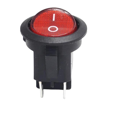 IC-131-4 Yuvarlak Işıklı On-Off Anahtar 4P
