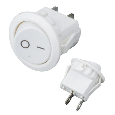 IC-133A Yuvarlak Işıksız On-Off Anahtar 2P