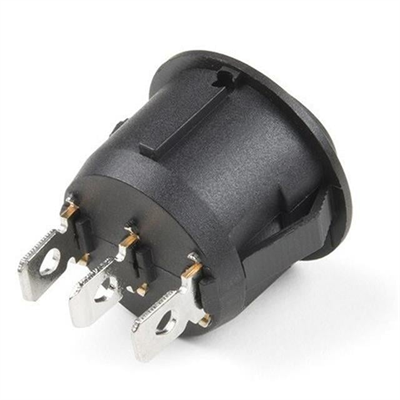 IC-134 Yuvarlak Işıksız On-Off-On 3P Anahtar
