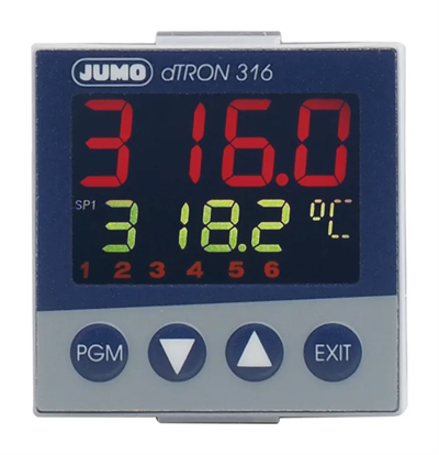Jumo diraTRON Panel Tipi PID Sıcaklık Kontrol Cihazı-703041/181-400-23/000