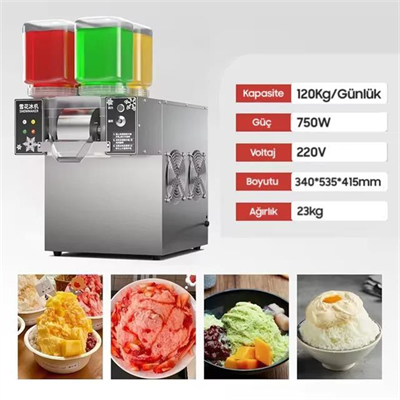 Jwbetter Kokteyl - Milkshake - Buz Kar Yapma Makinesi Ticari AC220V (ZB-XBJ124FZ)