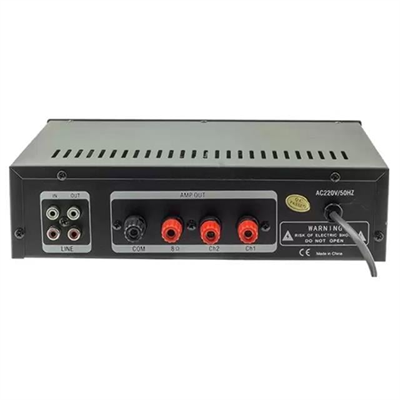 König K-100 USB-SD-Bluetooth Destekli 2 Mik. Giriş 8 Ohm 100/70v 80 Watt Trafolu Anfi