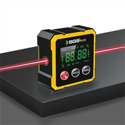 LAZER DİJİTAL AÇI ÖLÇER MIKNATISLI
