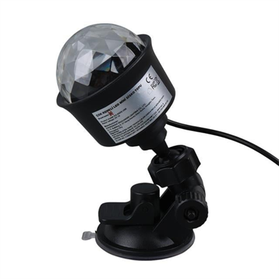 Ledx AL-KX-6889 Projeksiyon Atmosferli Usbli 4 Watt Şarjlı Sihirli Rgb Led Disko Topu