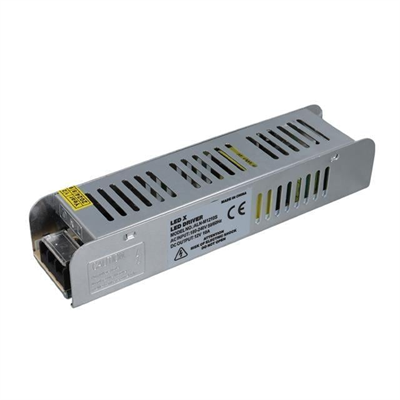 Ledx ALN-M1210S 12 Volt 10 Amper 120 Watt Slim Metal Kasa Adaptör 190x48x38mm
