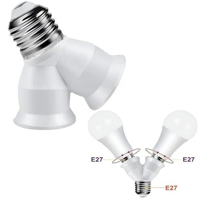 Ledx DY-101 E27 Duy Çoğaltıcı (Tek Duydan Çift E27 Lamba Bağlantısı)