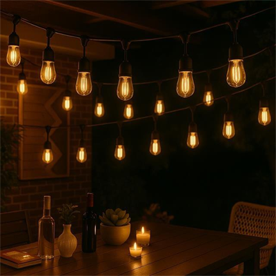 Ledx KB00002 10lu E27 Duy Sıralı 10 Metre Lamba Kablosu (10 Adet Duy İçerir)