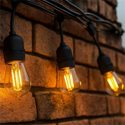Ledx KB00002 10lu E27 Duy Sıralı 10 Metre Lamba Kablosu (10 Adet Duy İçerir)