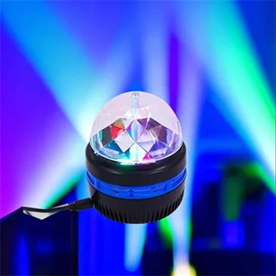Ledx YQX-6888 Mini Usbli 3 Watt Şarjlı Sihirli Rgb Led Disko Topu