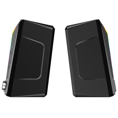 Lenovo Lecoo DS104 Kablolu Usb + 3.5Mm Jack 6W 80dB Rgb Işıklı 1+1 Gaming Speaker - Hoparlör