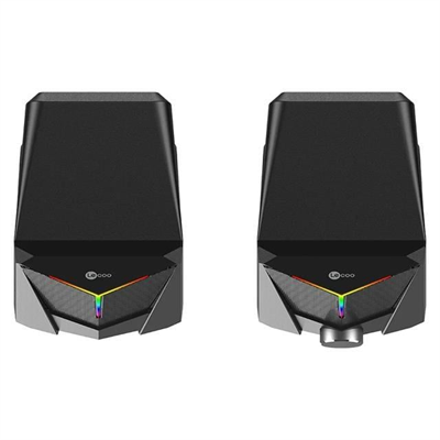 Lenovo Lecoo DS104 Kablolu Usb + 3.5Mm Jack 6W 80dB Rgb Işıklı 1+1 Gaming Speaker - Hoparlör