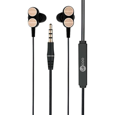 Lenovo Lecoo EH102 3.5 Mm Jacklı Siyah Kablolu Kulak İçi Mikrofonlu Kulaklık