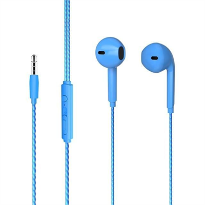 Lenovo Lecoo EH104BL 3.5 Mm Jacklı Kablolu Kulak İçi Mikrofonlu Kulaklık Mavi