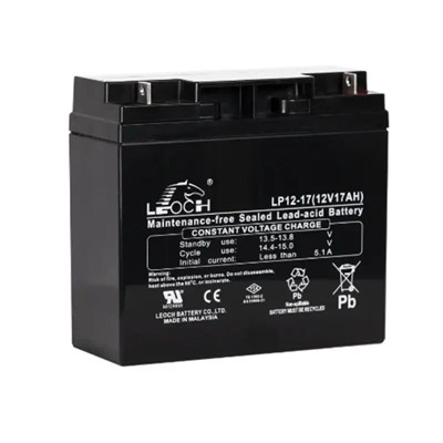 Leoch LP12-17 - 12V 17Ah Bakımsız Kuru Akü