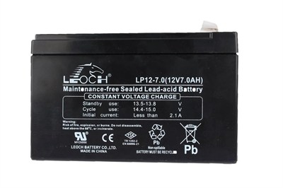 Leoch LP12-7.0 - 12V 7Ah Bakımsız Kuru Akü