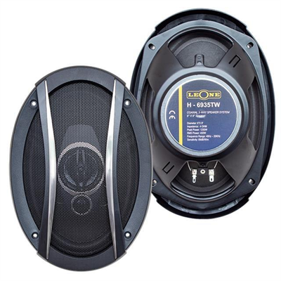 Leone HR-6935TW 1250 Watt 6 X 9 Kapaklı Çiftli Takım Oval Hoparlör