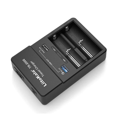 Liitokala TR-2000 Universal AA-AAA-18650-14500-123A Akıllı İkili Pil Şarj Cihazı