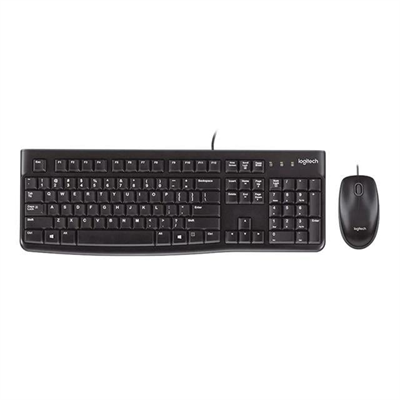 Logitech MK120 Usb Q Siyah Kablolu Klavye + Mouse Set