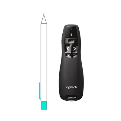 Logitech R400 Kablosuz Lazer Sunum Cihazı Kumandası