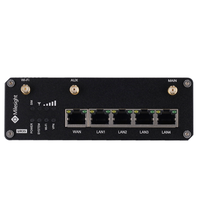MILESIGHT MS-UR35-L04EU-W Industrial 4G WiFi Router