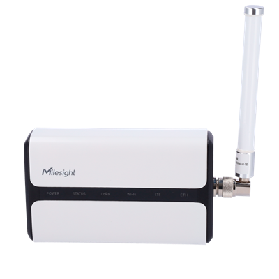 MILESIGHT UG65-868M-EA Semi-Industrial LoRaWAN 8Ch Gateway IP65/Wi-Fi/PoE PD/Ext Antenna
